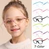Clear Anti Radiation Filter Glasses Boy Girl Exquisite Cute Square Eyewear Party Travel Children Computer Glasses Frame