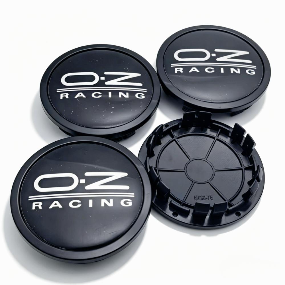 

4pcs OZ Racing Logo Emblem Car Wheel Center Caps 75MM Clips 65MM Rim Hubcaps Dust Cover O.Z Badge Wheels Hub Cap Car Accessories O.Z Badge&4pcs NBZ75 Wheel Cap