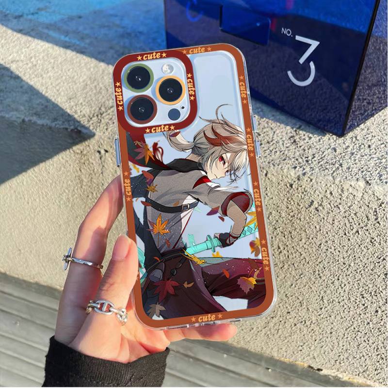 

Чехол для телефона Genshin Impact Kaedehara Kazuha для iPhone 11 12 13 Mini Pro Max 14 Pro Max iphone14 pro max