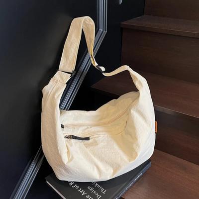 Lässige Sportliche Große Kapazität Damen Umhängetaschen Reise Leicht Tragbar Damen Schultertasche Einfarbige Einfache Mädchen Tragetasche