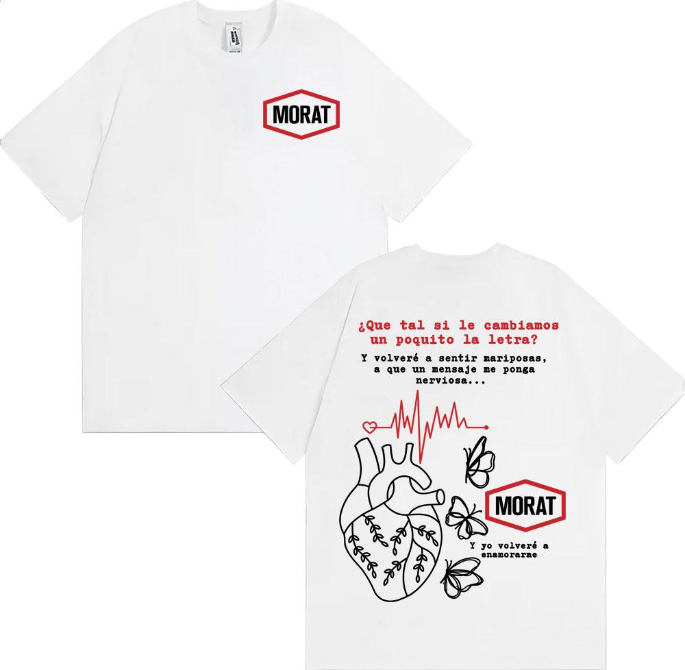 Rock Band Morat Asuntos Pendientes Tour Tshirt Men Women Harajuku Hip Hop Punk Street T Shirts Cotton Comfort Oversized T Shirt