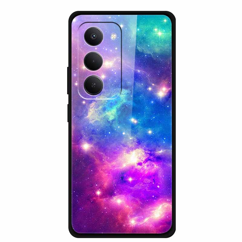 

For Redmi 15 Glass Case Redmi15 4G Coque Tempered Glass Hard Back Cover Phone Case For Xiaomi Redmi 15 5G Case Soft TPU Bumper Redmi 15 4G