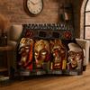 Retro Game Metal Slug Cartoon Flannel Blanket Soft Warm Throw Blanket for Bedroom Living Room Bed Travel Camping Picnic Gift