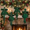 4 PCS/SET Irregular Cone Pendant Christmas Ornament Unique Christmas Ball Set  Wedding Party