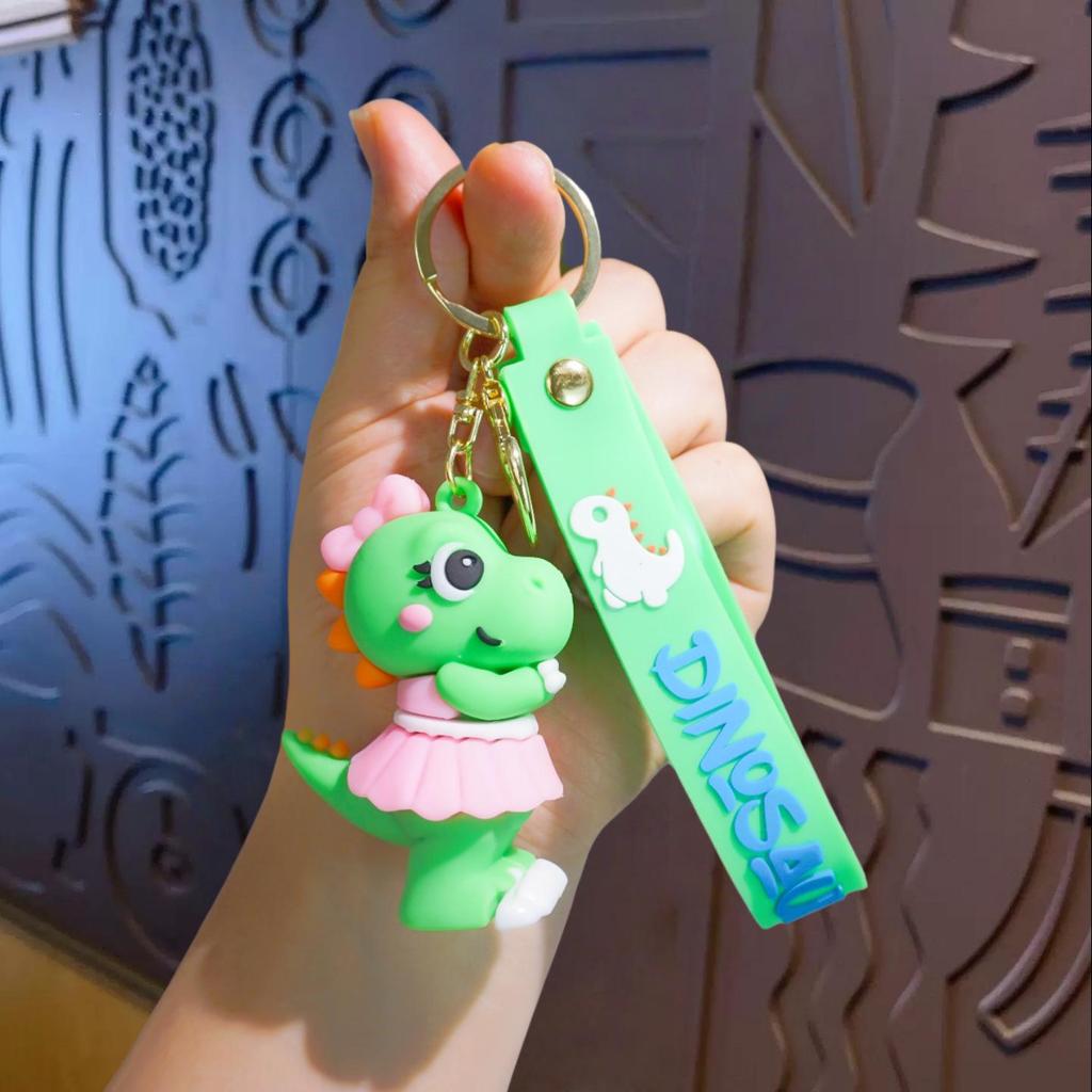 Cute Cartoon Dinosaur Doll Keychain - Unique Car Key Hanger & Backpack Pendant Gift