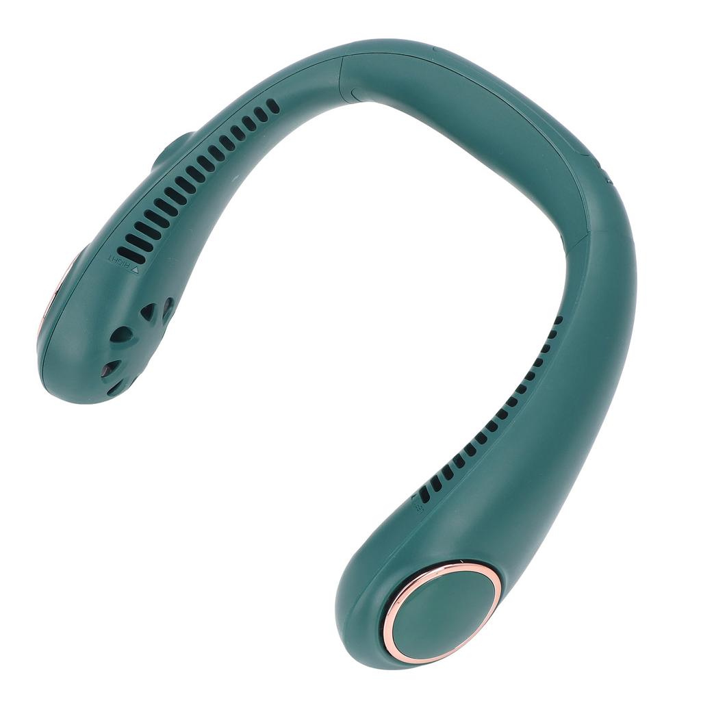 Portable Hanging Neck Fan LED Digital Display USB Strong and Quiet Hands Free Sports Bladeless Fans