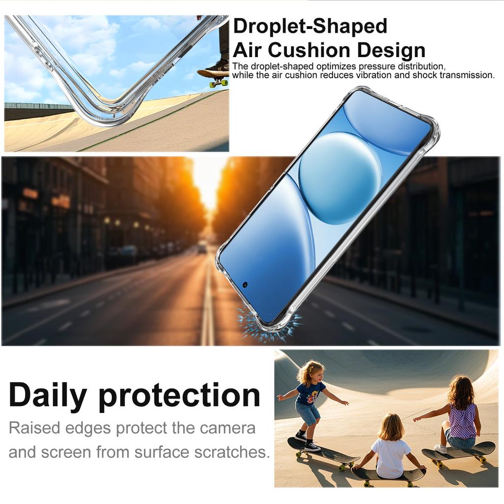 IMAK Pro Xiaomi Redmi Note 15 Pro 4G (Globální) Pouzdro TPU Kryt na telefon Airbag Nárazuvzdorná ochrana