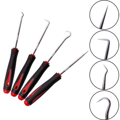 Car Auto Vehicle Oil Seal Screwdrivers Set O-Ring Seal Gasket Puller Remover Pick Hooks Tools Sealing Repair Tools 16cm 4Pcs