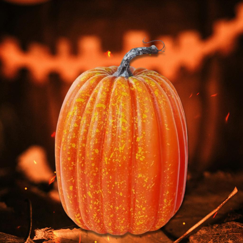 Artificial Pumpkins Realistic Foam Pumpkin Ornament For Halloween Christmas Thanksgiving Indoor and Outdoor Decoration