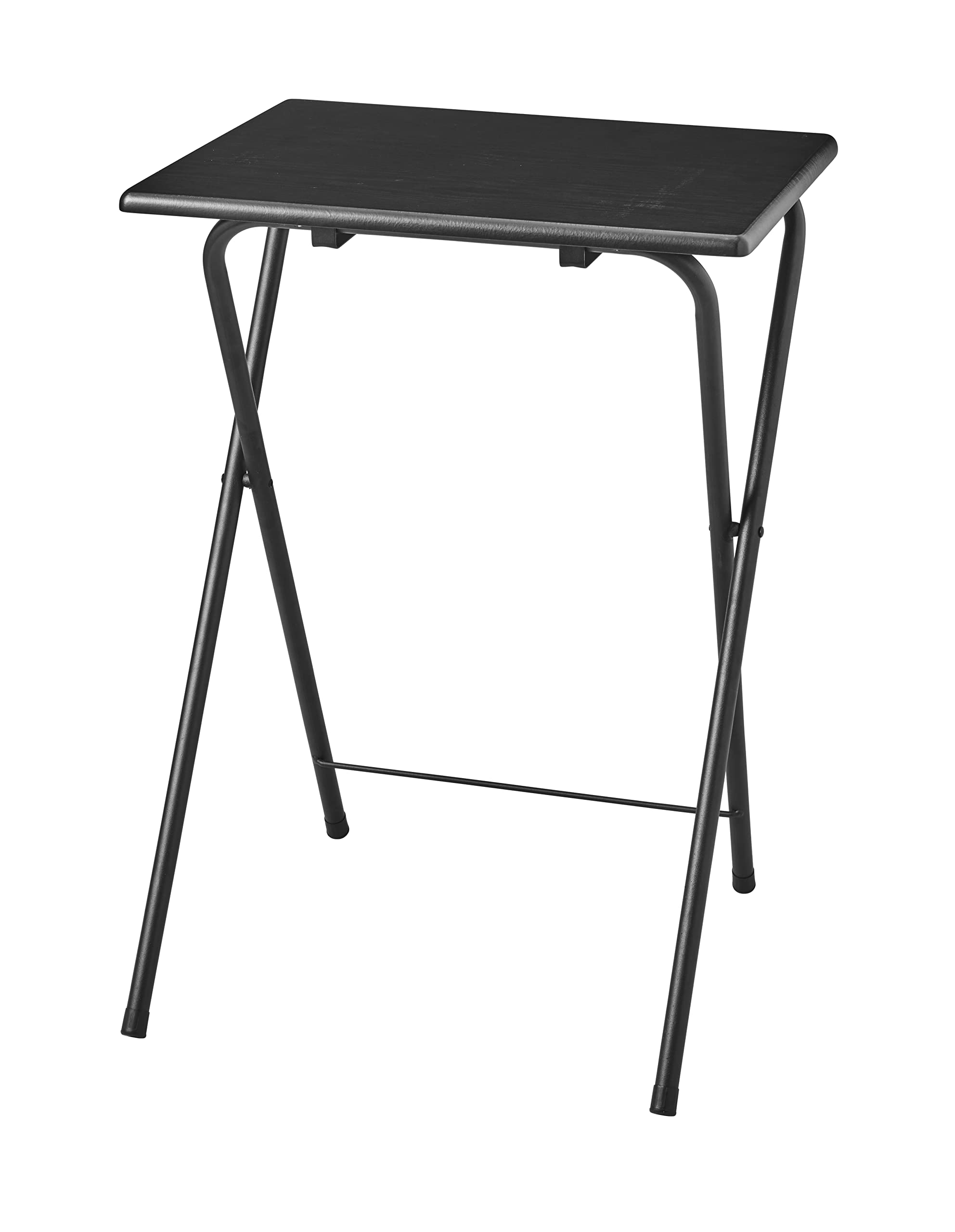 

Pearl Metal Mini Folding Side Table, 50cm Wide x 50cm Deep x 70cm High, Black, BLKP N-7815