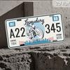 Retro Automobile Tin Signs, Vintage Car Metal Decor 15x30cm