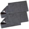 Transparan Sports Set of Imabari Towels and Scarf Made In 23 X Cotton Towels, 2, Towels, VICTORY, Japan, Absorbent, Approx. 100cm, 100% (Charcoal