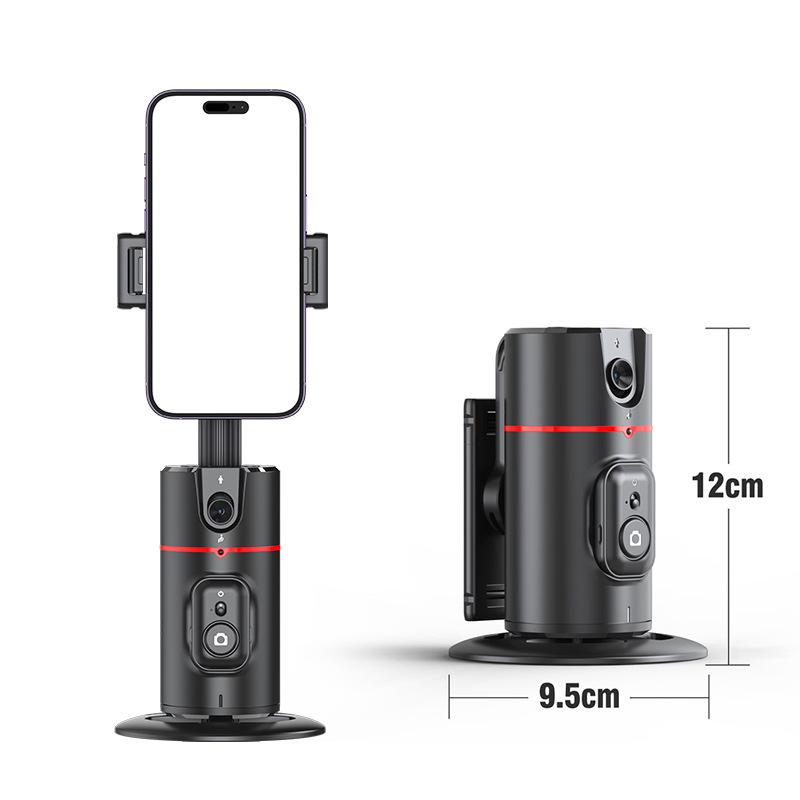 P02 Mobile Gimbal: AI Face Tracking, Live Streaming, Panoramic Stand, Anti-Shake Phone Holder