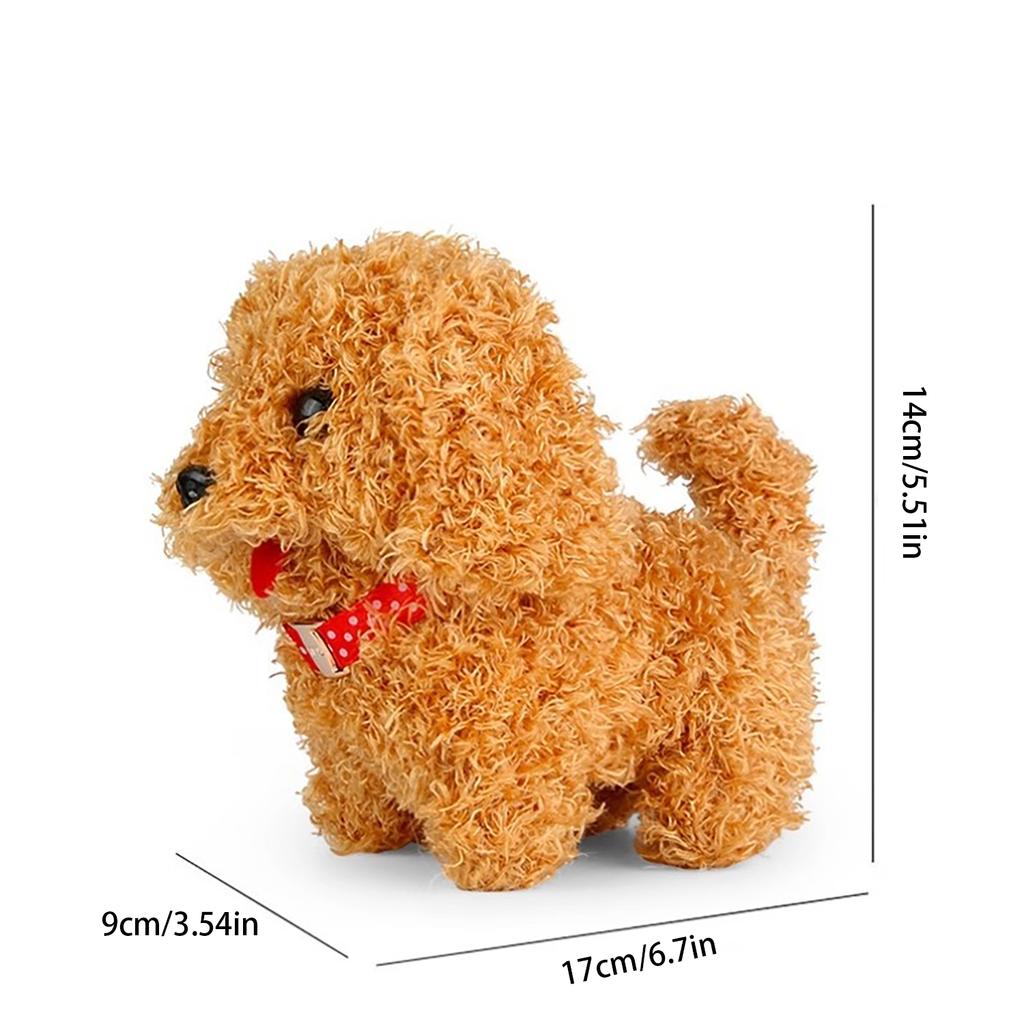 Simulated Plush Toy Dog, Children'S Robotic Dog, Walking And Barking Toy, Electronic Pet Dog Gift