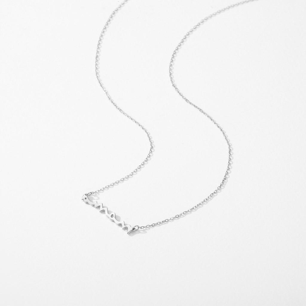 Classic Design 925 Sterling Silver Letter Mama Pendant Necklace For Women Mom Mama Mother's Day birthday Christmas Gift