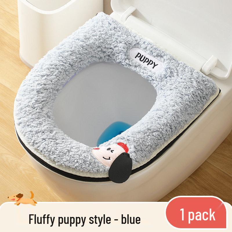LIEI Plush Waterproof Toilet Seat Cover