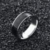 Stainless Steel Nfc Smart Ring With Gold Plating For Unisex Tech Accessories