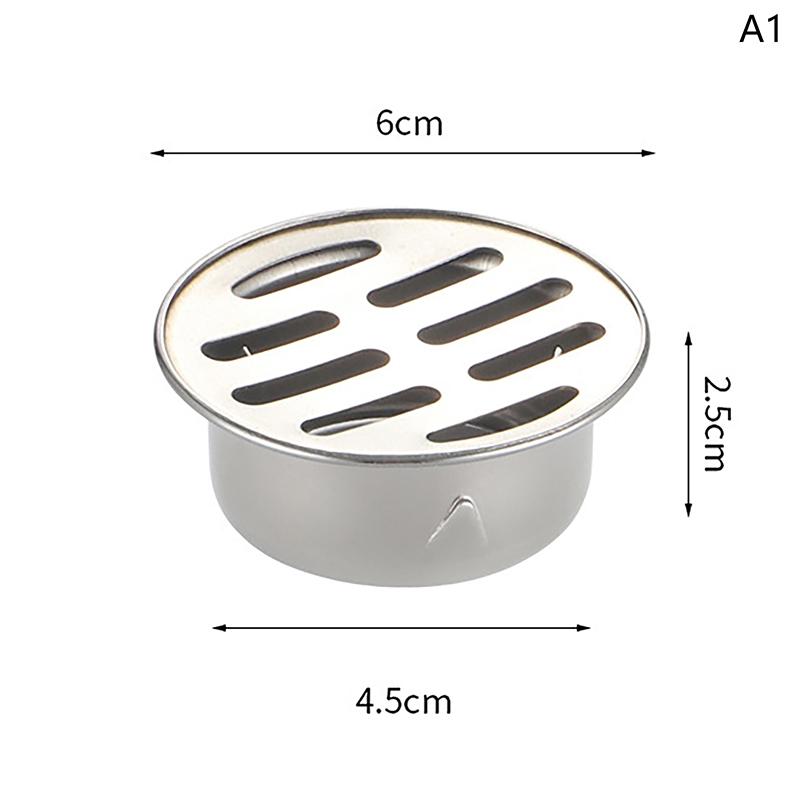 Floor Drain 50/70/110/150MM Stainless Steel Balcony Drainage Roof Round Floor Drain Cover Rain Pipe Cap Drain Pipe Floor Drain