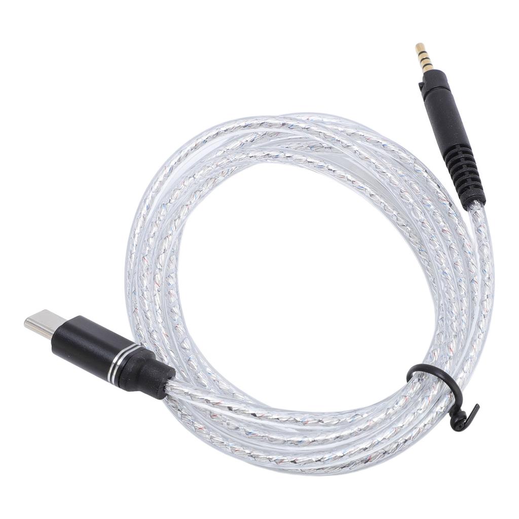 USB C to 2.5mm Headphone Cable 4.9FT Type C to 2.5mm Headphone Replacement Cord for M30X M40X M50X for HD598 599 HD558