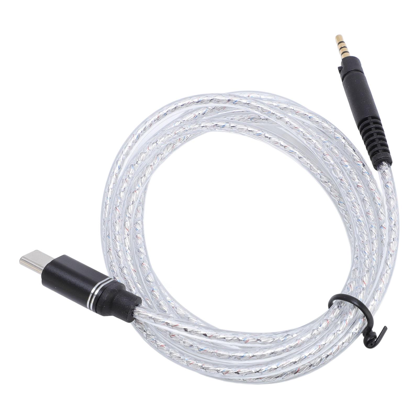 

USB C to 2.5mm Headphone Cable 4.9FT Type C to 2.5mm Headphone Replacement Cord for M30X M40X M50X for HD598 599 HD558