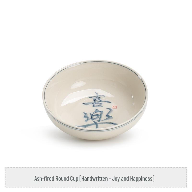 Hand-Painted Ceramic Tea Cup for Attracting Wealth and Blessings - Master Cup, Personal Single Cup Gift for Tea Tasting