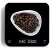 Coffee Bean Measuring Cup: Ceramic Scale for Beans & Powder, Green Roasted Sample Display Dish