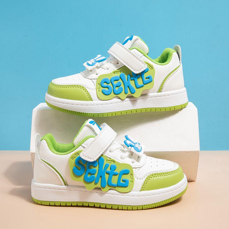 

Детские кроссовки Весна и Осень Новые повседневные туфли Нескользящая износостойкая обувь для спорта на открытом воздухе 37 зелёный