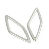 For Volvo XC40 2019-2024 A Pillar Audio Speaker Sound Ring Cover Frame Trim Car Interior Accessories Decoration Sticker