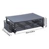 Computer Monitor Stand with Ventilation Drawer and Side Storage Metal Screen Stand Laptop Stand with Drawer Pen Cup