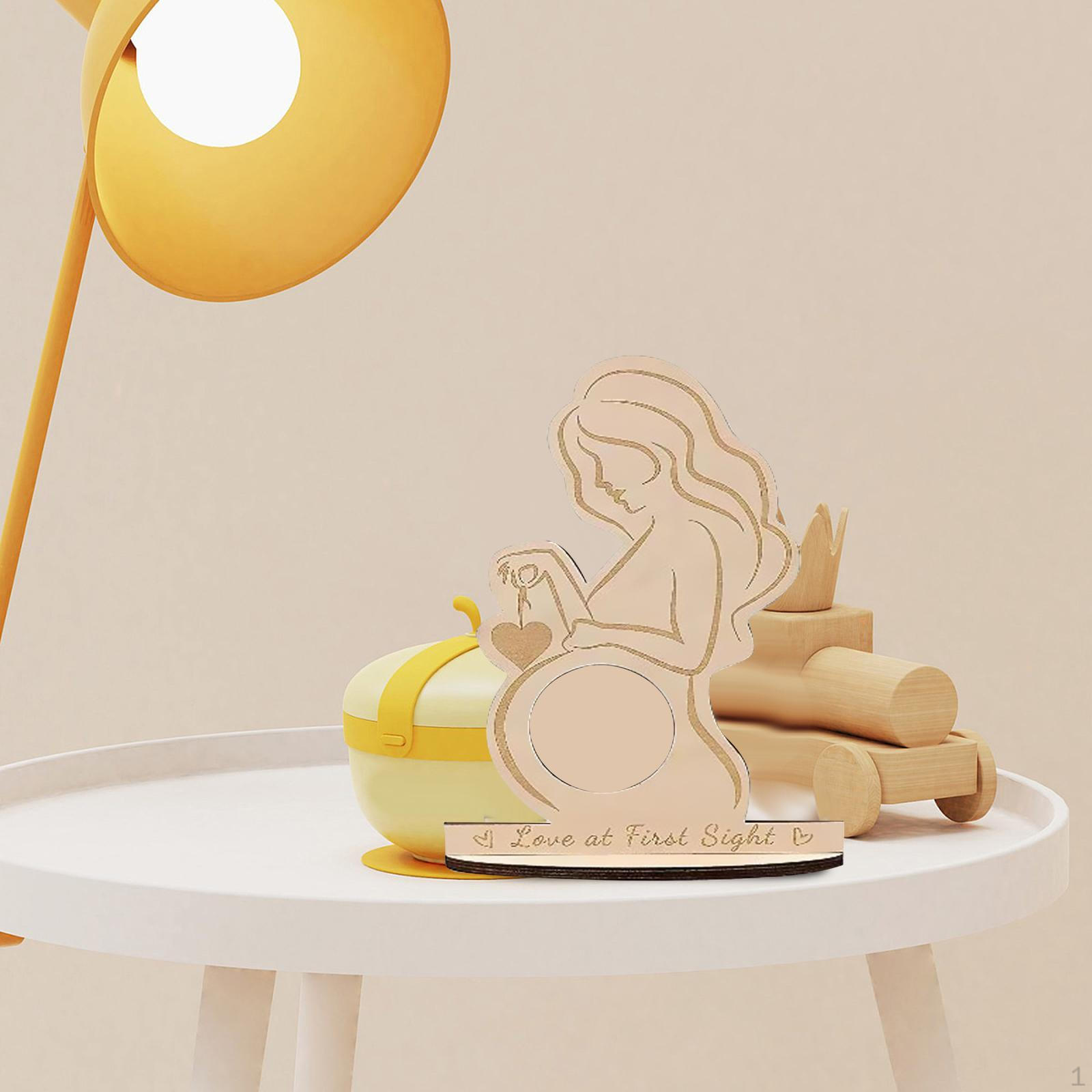 

Photo Frames ,Picture Frame ,New Dad Mother Crafts Wooden Sonogram Announcement Gift for Style A