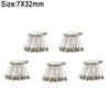 High Quality 50pcs Safety Pins DIY Sewing Tools Accessory 5 Kinds Size Silver Metal Needles Large Safety Pin Small Brooch YJ379