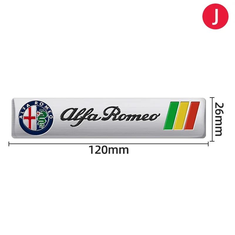 Green Four-leaf Clover Logo Decal for Alfa Romeo 147 156 166 159 Mito Giulietta Giulia Spider Car Side Fender Body Badge Sticker