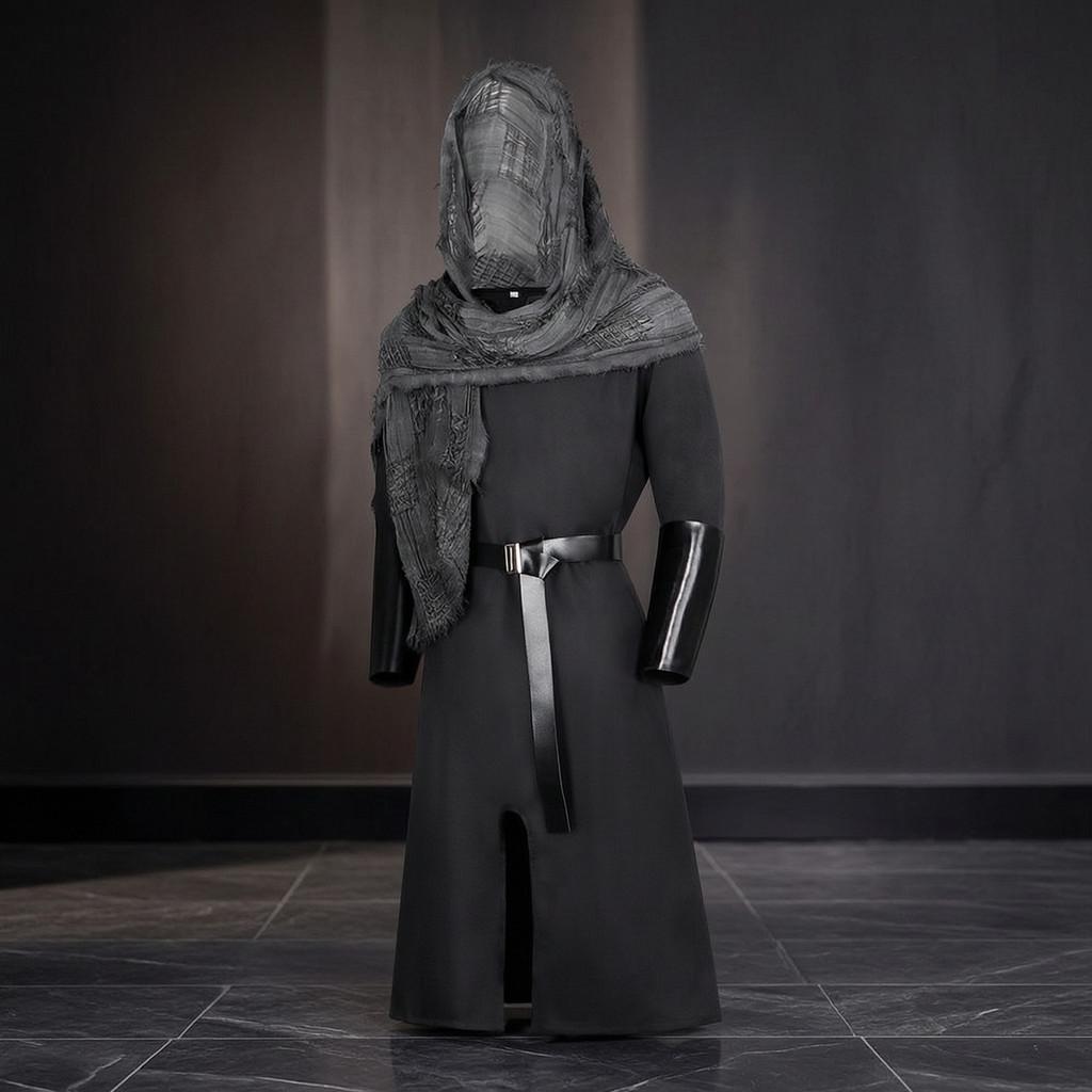 Templar Order Cosplay Suit With Hood For Costume Parties And Conventions
