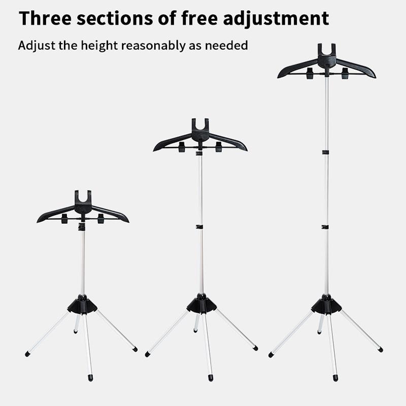 Suport Abur pentru Haine Agățat Raft de Călcat Înălțime Reglabilă Suport Abur Haine Umerașe Rotative 360 Grade