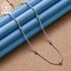 925 Sterling Silver Full Smooth Beads 16/18/20/22/24Inch 4mm Chain Necklace For Women Man Fashion Wedding Charm Jewelry
