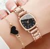 Student Light Luxury Retro Fashion Temperament Same Electronic Watch Women'S Large Watch New
