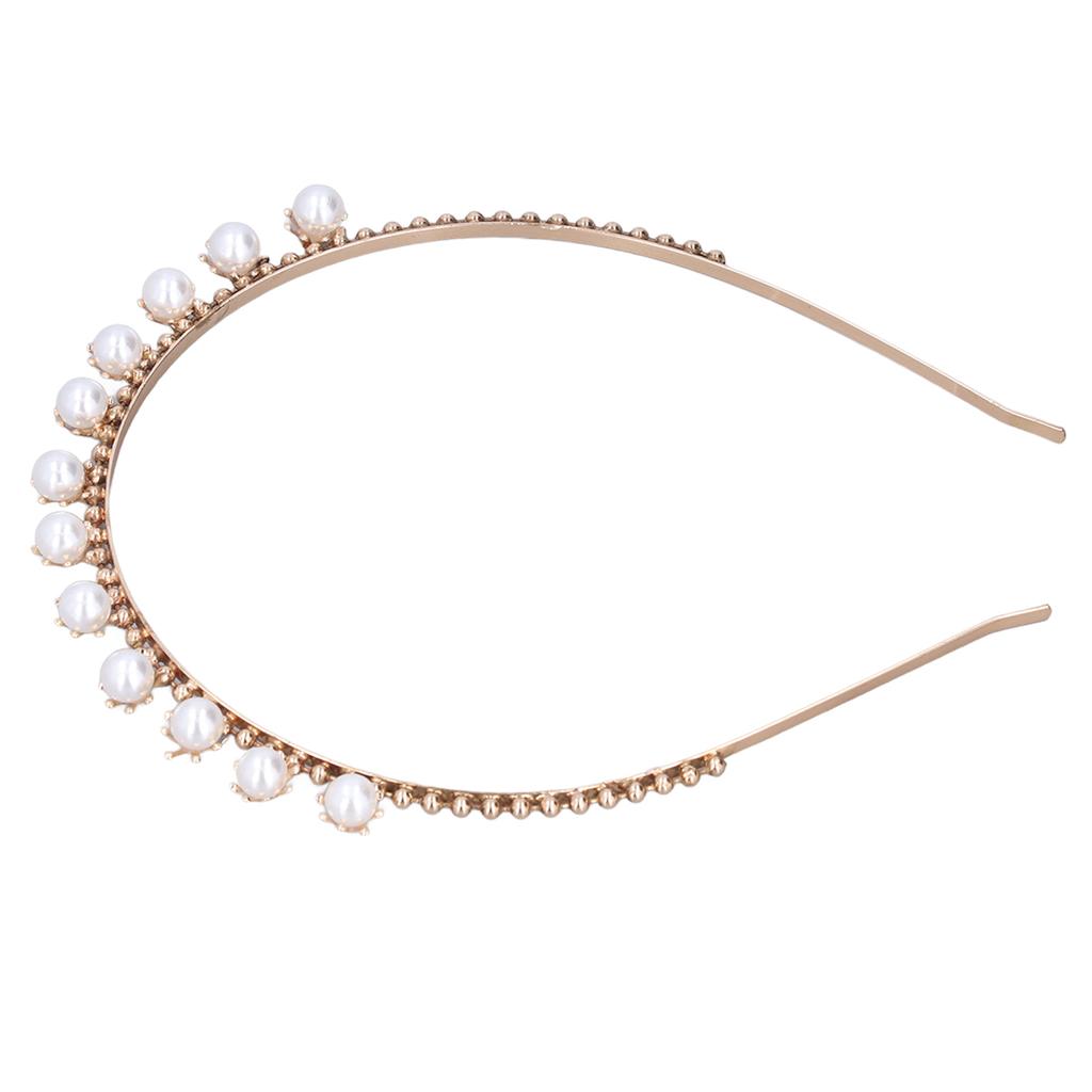 Imitation Pearl Headband Good Flexibility Beautiful Practical Exquisite Stylish Hairband Hair