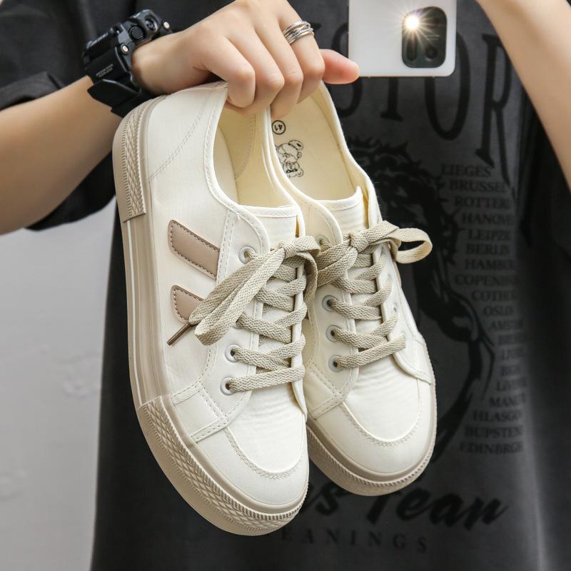 Men's shoes trendy shoes autumn new classic versatile canvas shoes Hong Kong style breathable student sports and leisure board shoes