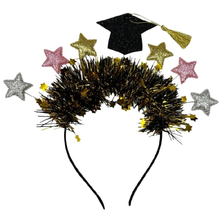 Lightweight Headband with Delicate Star Doctor Hat Decoration Hairband for Women