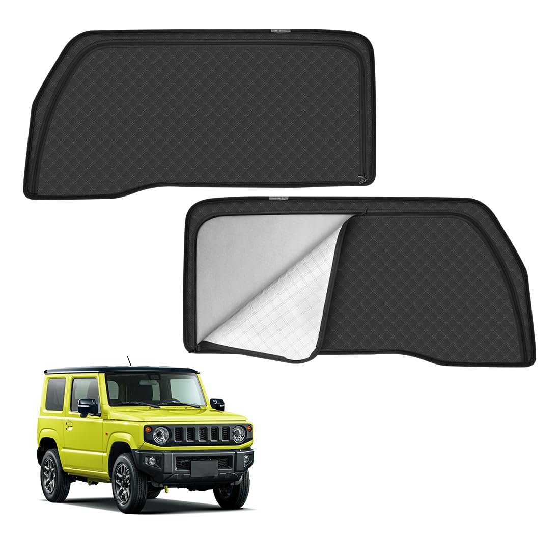 

Corporate SUNVIC Jimny JB04 Series New Model Car Sunshade Mesh Curtain Integrated Type JB64 JB74 Insect Net Car Shade Jimny Sierra Car Camping Privacy чёрный