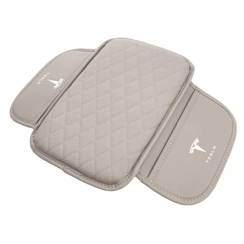 Car Center Console Armrest Box Pad With Storage Bag for Tesla Model 3 Model S Model X Model Y Auto Interior Accessories