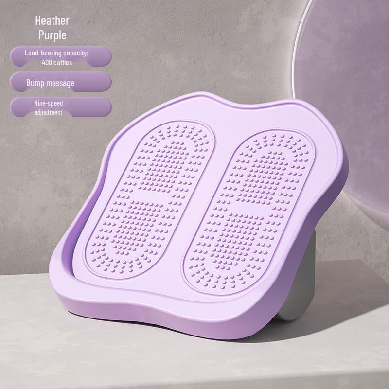 Adjustable Ladies' Calf Stretch Board with Foot Pedal for Home Fitness