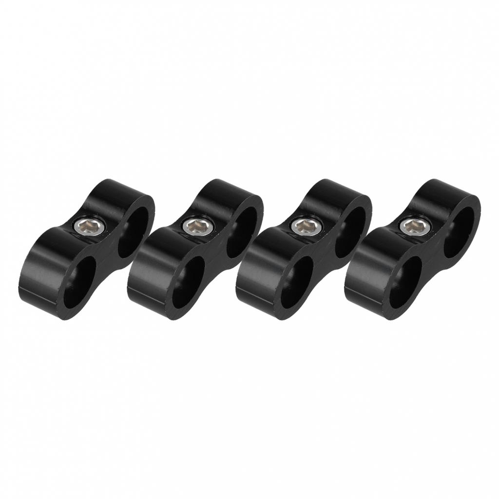 Aluminum AN8 Clamp Fuel Line Clamp Hose Separator Clamp