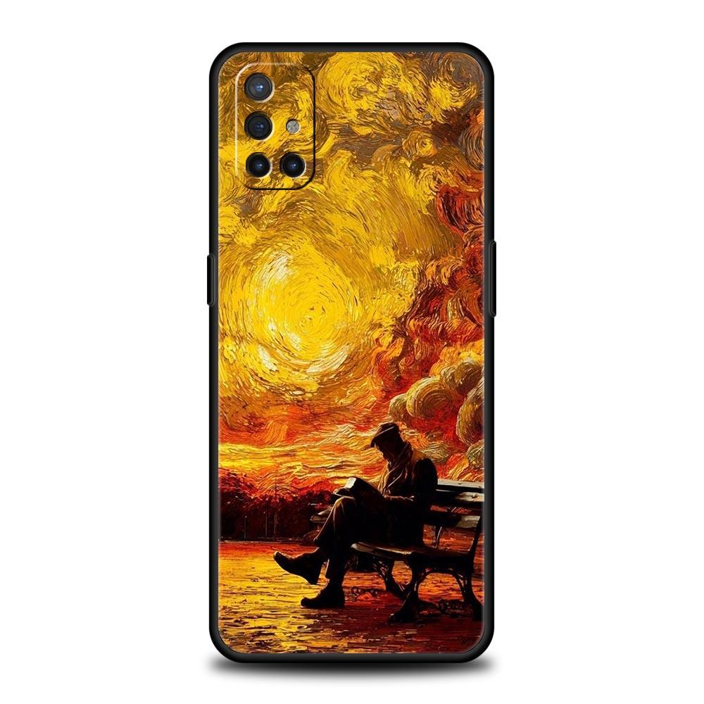 

Cat Van Gogh Starry Sky Phone Case For OnePlus 13 12 11 10 9 8 7T Pro 13R 12R 10R 9RT 8T Nord N200 N30 2T CE 2 3 5G Lite Cover OnePlus 9