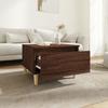 819514 vidaXL Side Table Brown Oak 50x46x35 Cm Engineered Wood