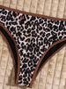 Women's Swimsuit Floral Triangle Cup Sexy Backless Bikini Set Swimwear Beachwear Bathing Suits
