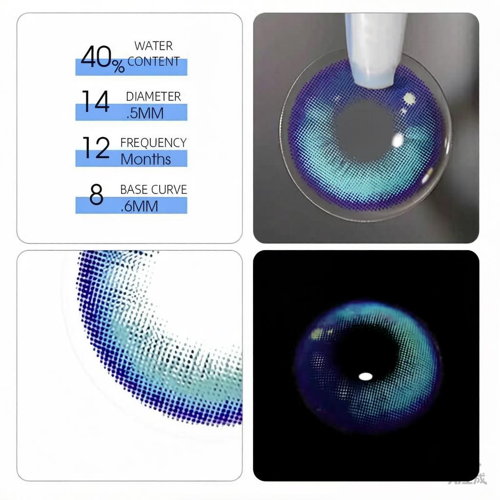 Moody Girl Tears Blue
