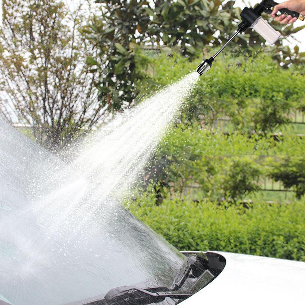 Pulvérisateur de savon pour lave-auto Buse réglable Outil nettoyant pour laveuse Tuyau de pulvérisation pour lave-auto Pour lavage automobile Moto Camion Camping-car