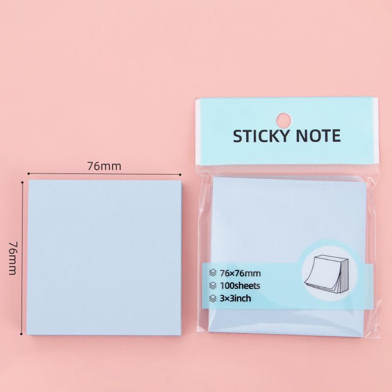 100Sheets Sticky Notes Pads Posits Stationery Paper Stickers Posted It Memo Notepad Notebook School Office Message Color Sticker