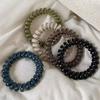 Jelly Color Phone Line Headband Versatile Elastic Hair Bands Bunch Hair Tie  For Women Girls